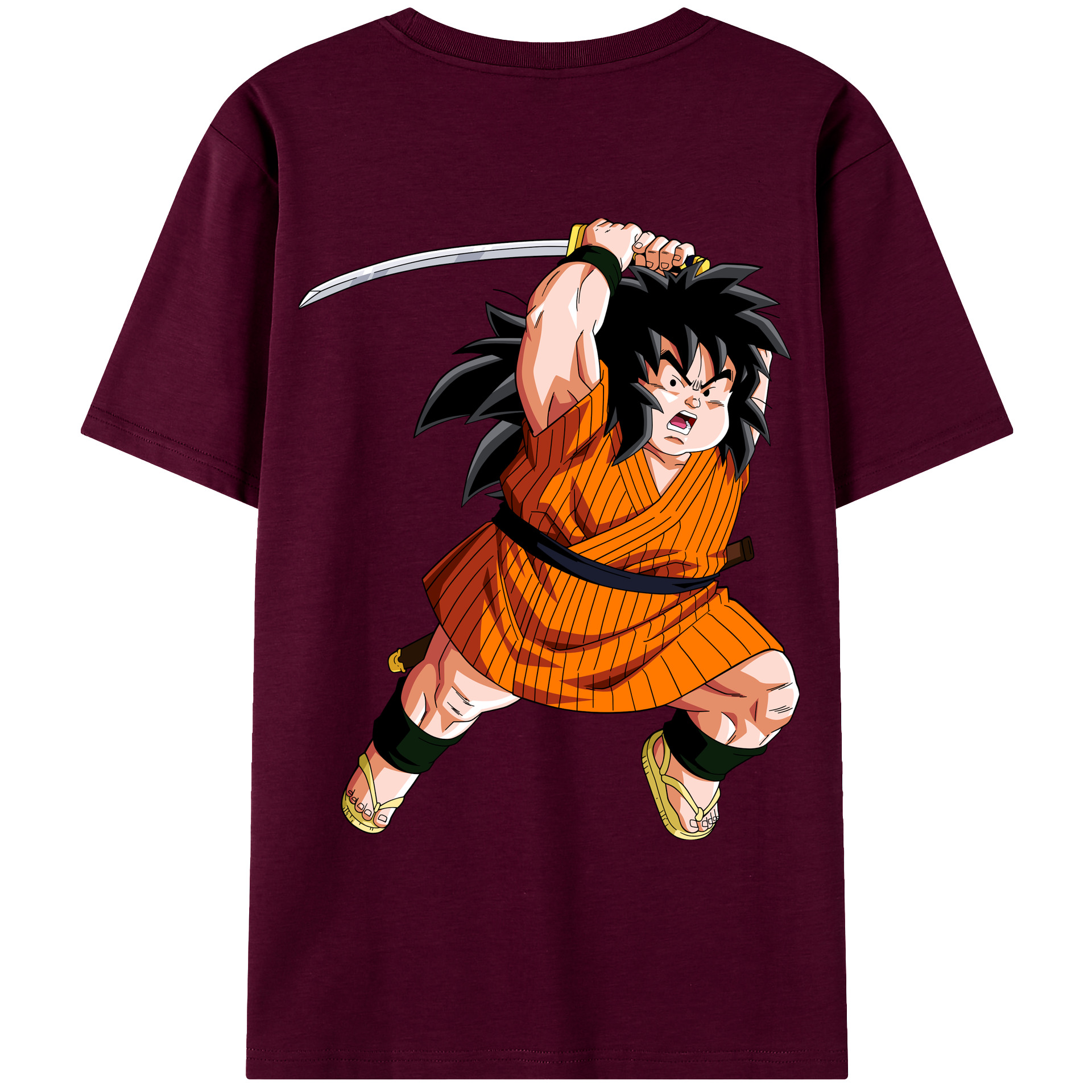（画像用） ドラゴンボール やじろべえ DRAGON BALL Yajirobe レディース半袖Tシャツ(バックプリント)